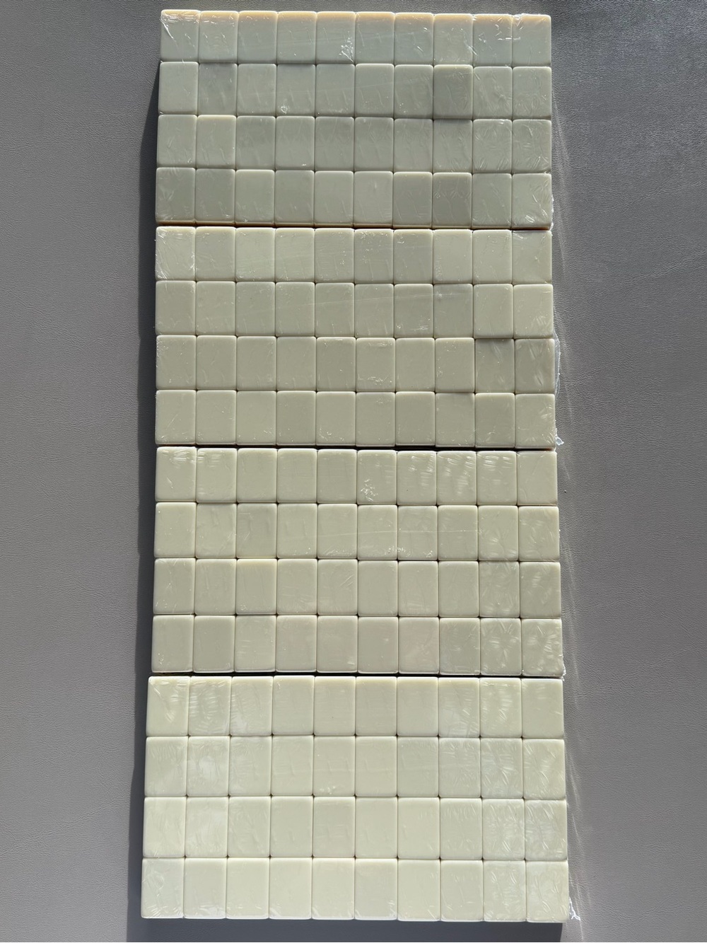 Mahjong Tile Set with Multicolor Floral and Letter Accents - Picture 7 of 8